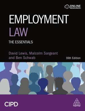 Employment Law – The Essentials de David Balaban Lewis