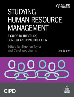 Studying Human Resource Management – A Guide to the Study, Context and Practice of HR de Stephen Taylor