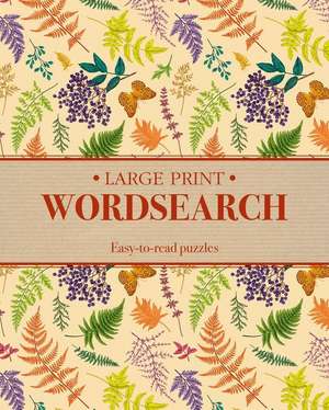 Saunders, E: Large Print Wordsearch