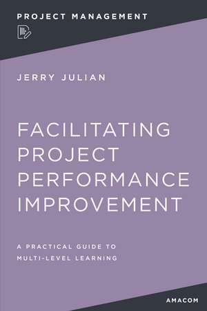 Facilitating Project Performance Improvement: A Practical Guide to Multi-Level Learning de Jerry JULIAN