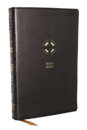 NRSVCE Sacraments of Initiation Catholic Bible, Black Leathersoft, Comfort Print de Catholic Bible Press