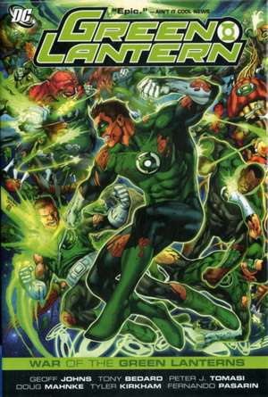 Green Lantern War Of The Green Lanterns HC de Geoff Johns