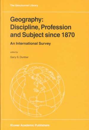 Geography de Gary S. Dunbar