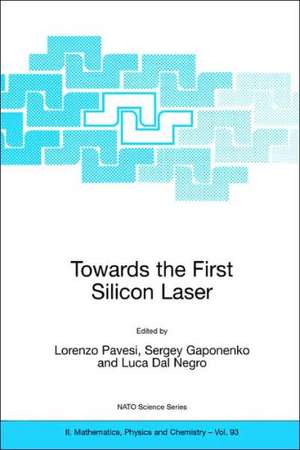 Towards the First Silicon Laser de Lorenzo Pavesi