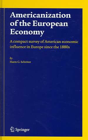 Americanization of the European Economy: A compact survey of American economic influence in Europe since the 1800s de Harm G. Schröter