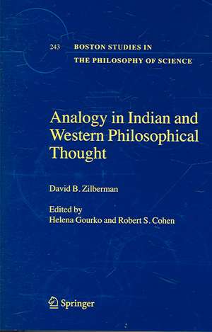 Analogy in Indian and Western Philosophical Thought de David B. Zilberman