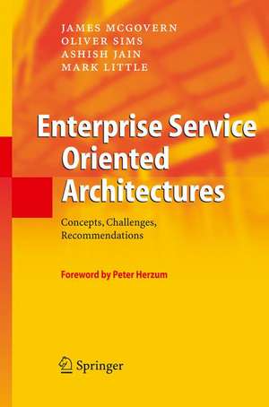 Enterprise Service Oriented Architectures: Concepts, Challenges, Recommendations de James McGovern