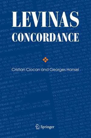 Levinas Concordance de Cristian Ciocan