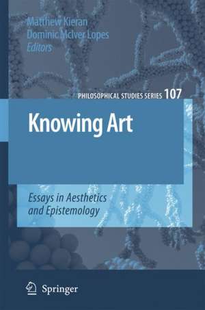 Knowing Art: Essays in Aesthetics and Epistemology de Matthew Kieran