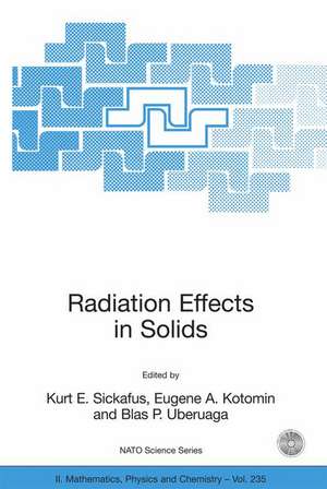 Radiation Effects in Solids de Kurt E. Sickafus