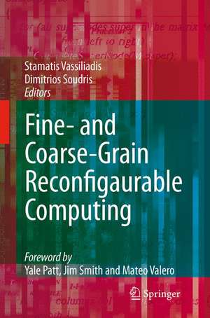 Fine- and Coarse-Grain Reconfigurable Computing de Stamatis Vassiliadis