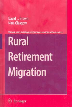 Rural Retirement Migration de David L. Brown