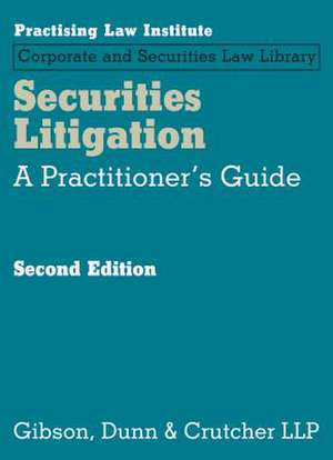 Securities Litigation de Jonathan C. Dickey