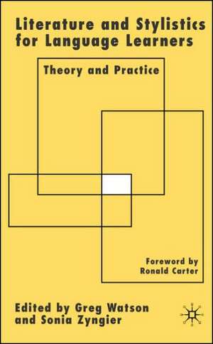 Literature and Stylistics for Language Learners: Theory and Practice de G. Watson