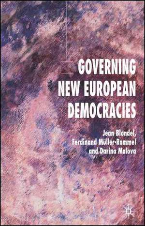 Governing New European Democracies de J. Blondel