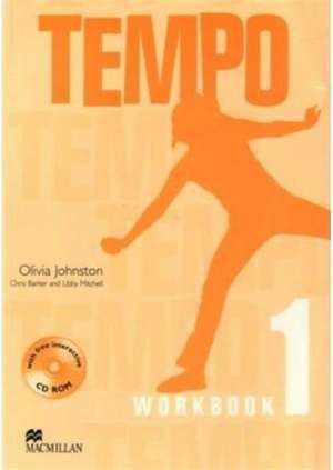 Tempo 1 Workbook with CD Rom Pack de Olivia Johnston