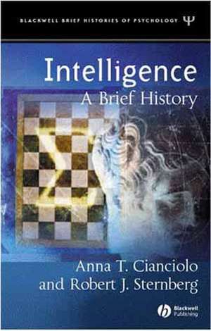 Intelligence – A Brief History de AT Cianciolo