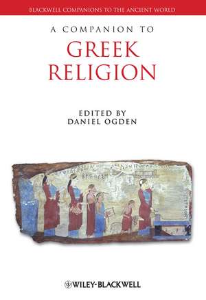 Companion to Greek Religion de D Ogden