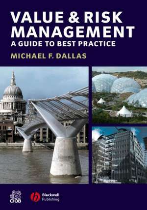 Value and Risk Management de Michael F Dallas