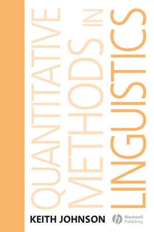 Johnson: Quantitative Methods in Linguistics