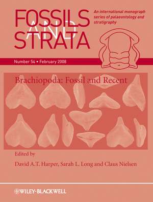 Brachiopoda – Fossil and Recent Fossils and Strata V54 de DAT Harper