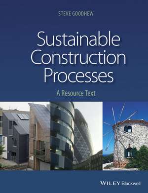 Sustainable Construction de S Goodhew