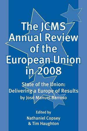 The JCMS Annual Review of the European Union in 2008 de N Copsey