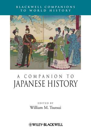 A Companion to Japanese History de W Tsutsui