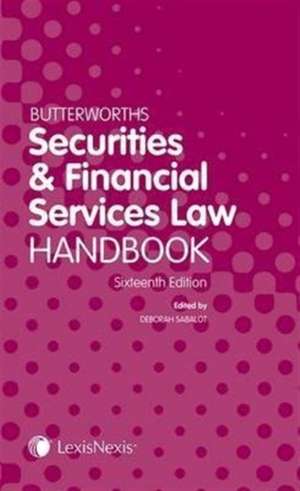 Butterworths Securities and Financial Services Law Handbook