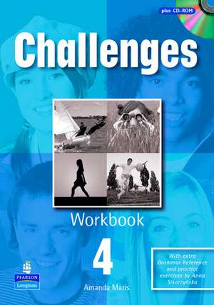 Challenges Workbook 4 and CD-Rom Pack de Ms Amanda Maris