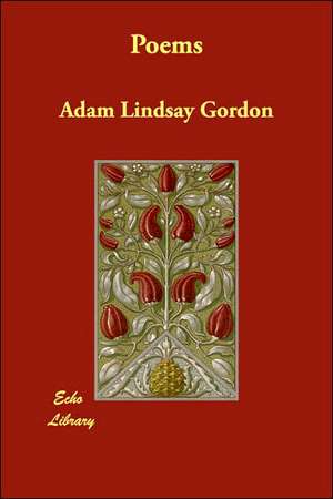 Poems de Adam Lindsay Gordon