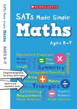 Maths Made Simple Ages 8-9 de Paul Hollin