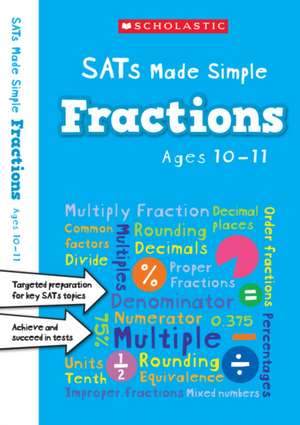 Fractions Ages 10-11 de Paul Hollin