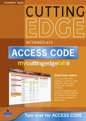 Cutting Edge Intermediate New Edition Coursebook/CD-Rom/My Lab Access Card Pack de Sarah Cunningham