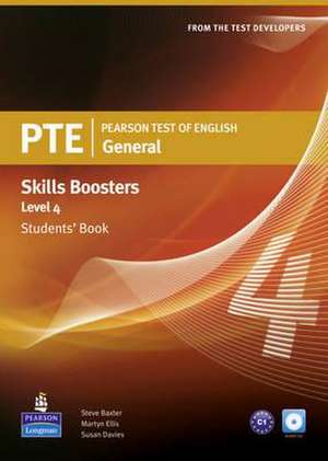 Pearson Test of English General Skills Booster 4 Students' Book and CD Pack de Susan Davies