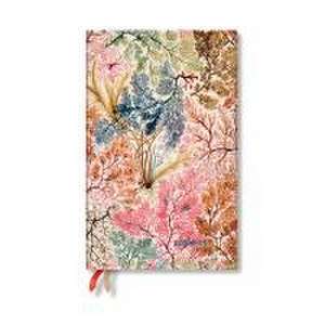 Paperblanks 2024-2025 Weekly Planner Anemone William Kilburn 18-Month Maxi Vertical Elastic Band 208 Pg 80 GSM