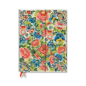 Pear Garden (Peking Opera Embroidery) Ultra 12-month Verso Hardback Dayplanner 2025 (Wrap Closure) de Paperblanks