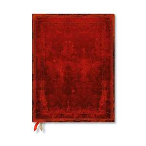 Red Moroccan Bold (Old Leather Collection) Ultra 12-month Business Planner Softcover Flexi Dayplanner 2025 (Elastic Band Closure) de Paperblanks