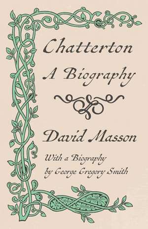 Chatterton de David Masson