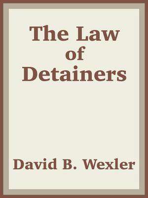 The Law of Detainers de U. S. Department of Justice