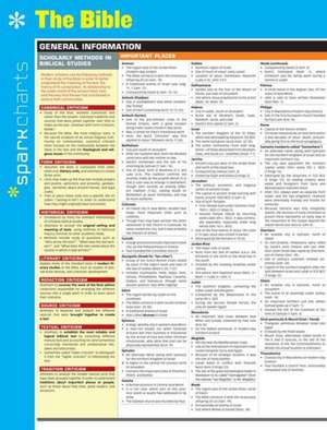 The Bible Sparkcharts de Sparknotes