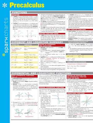 Precalculus Sparkcharts de Sparknotes