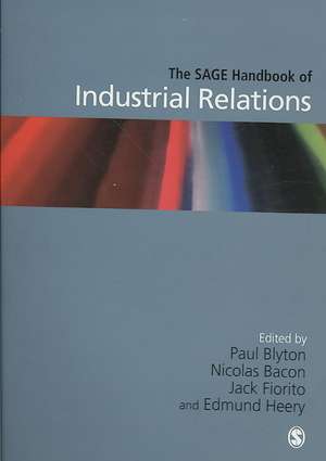 The SAGE Handbook of Industrial Relations de Paul Blyton