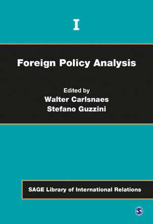 Foreign Policy Analysis de Walter Carlsnaes