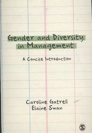 Gender and Diversity in Management: A Concise Introduction de Caroline Gatrell