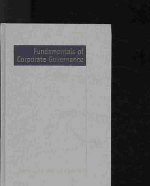 Fundamentals of Corporate Governance de Thomas Clarke