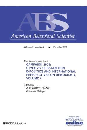 Campaign 2004 de J. Gregory Payne
