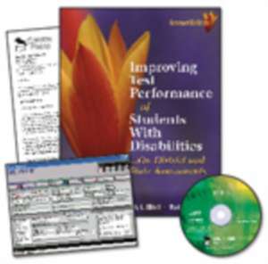 Improving Test Performance of Students With Disabilities...On District and State Assessments, Second Edition and IEP Pro CD-Rom Value-Pack de Judy L. Elliott