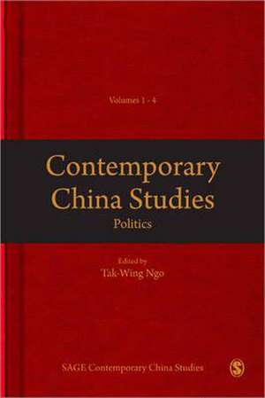 Contemporary China Studies 1: Politics de Tak-Wing Ngo