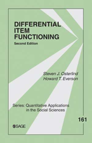 Differential Item Functioning de Steven J. Osterlind